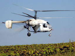 Услуги по десикации дельтапланом вертолетом кукурузником