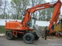 Услуги полноповоротного экскаватора Atlas