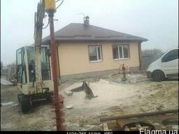 Услуги ямобура , завинчивание свай.