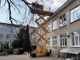 Услуги ножничного подъемника 15м Haulotte, послуги підйомника піканіска