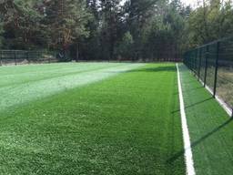 Установка монтаж футбольных спортивных площадок