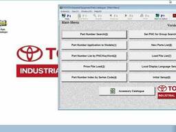 Установка программы Установка программы Toyota Industrial Equipment EPC каталог. ..