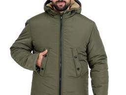 Утепленная куртка, Олива, зимняя спецодежда