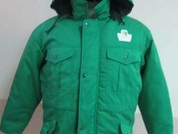 Куртки зимние, утепленные, пошив под заказ, с вышивкой лого