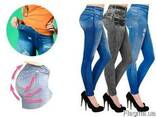 Утепленные леггинсы джинсы Slim Jeggings (Слим Джеггинс) - фото 1