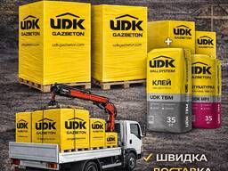 Газобетон UDK (ЮДК) D400 Перегородковий (600x200x100)