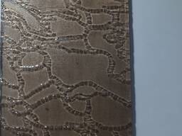 Візерункове скло Дельта бронза 4 мм 600х250мм в міжкімнатні двері можлива порізка під замо