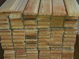 Вагонка лиственница сорт АВ штиль 96-117*14*2000-4000 мм