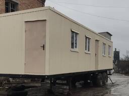 Вагон будівельний пересувний.