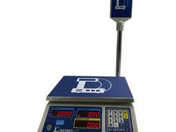 Ваги торговельні зі стійкою ВТД-РС з підключенням до РРО 6 кг / 15 кг / 30 кг