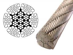 Вальцьовані (холодно тягнуті) стальні троси