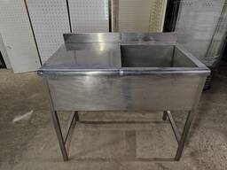 Ванна мийна промислова бу, стіл мийка нержавійна бу, мийка нержавійка бу