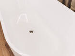 Ванна отдельностоящая Brone Liberta White акриловая 150*75*58cm