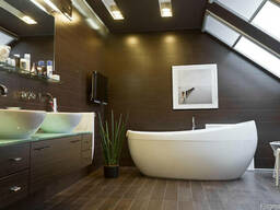 Ванная Комната на Мансарде Дверь/Сантехника