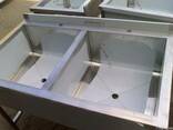 Ванны моечные из нержавеющей стали, мойки промышленные глубо - фото 2