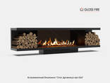 Вбудований біокамін Очаг Дровница - арт.024 Gloss Fire - фото 3