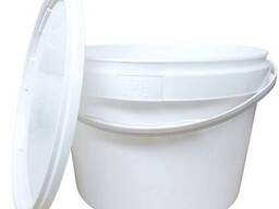 Ведро пластиковое пищевое с ручкой 15,7 л. (360х252 мм)