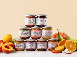 Веганські натуральні джеми Yagodar 15 смаків