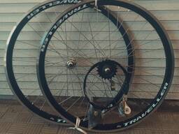 Вело колёса комплект 28 дюймов с планетарной втулкой Shimano Nexus Inter-3 спица Нерж