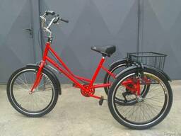 Велосипед трёхколёсный реабелитационный "Городской 24"