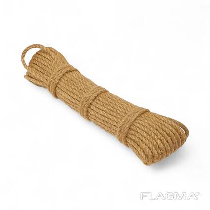 Веревка джутовая ф10