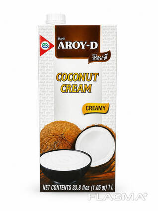 Вершки кокосові Aroy-D , 1 л