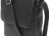 Вертикальная кожаная сумка Always Wild lwysWld787 SPN black