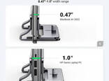 Вертикальная подставка для ноутбука Ugreen LP258 Vertical Laptop Stand. Space gray - фото 2