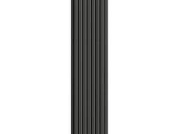 Вертикальный радиатор Ellipse Double 480х1800-8, anticor, черный муар