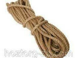 Верёвка джутовая д.8мм