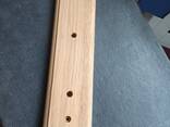 Вешалка деревянная настенная с 3 крючками, дуб - фото 2