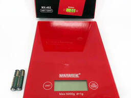 Весы кухонные Matarix MX-402 5 кг с дисплеем, Кухонные весы для продуктов домашние....
