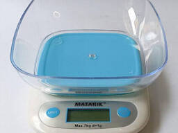 Весы кухонные Matarix MX-403 от 1 грамма до 7кг, Кулинарные весы для взвешивания еды...