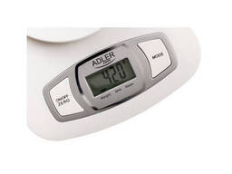 Весы кухонные с чашей Adler AD 3137 white 5 кг Белый