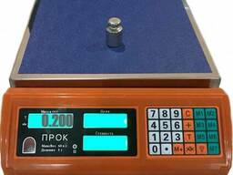 Ваги торговельні торгові ПРОК ВТ-60 60 кг настільні товарні
