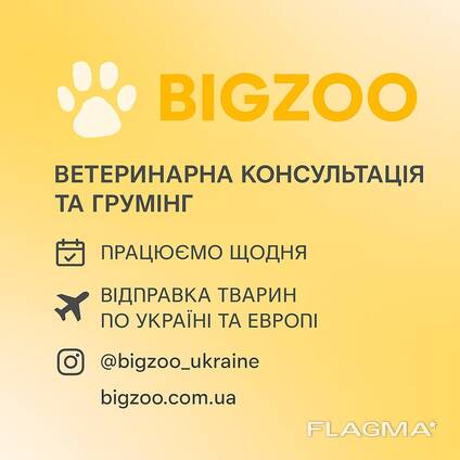 Ветеринарна консультація, грумінг послуги для екзотичних тварин та усіх інших