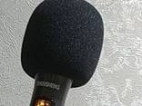 Ветрозащита для микрофона толщиной 45 - 55 мм (поролон) чёрный вітро захист мікрофона чорн - фото 2
