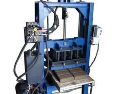 Станок для производства шлакоблоков. Гидравлический пресс шлакоблочный