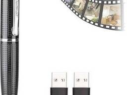 Видеокамера-шариковая ручка Somikon с разрешением Full HD, синим стержнем и функцией фото