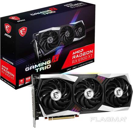 Видеокарта MSI Gaming X Trio Radeon RX 6900 XT 16 ГБ GDDR6 RGB — Купить ...