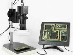 Видеомикроскоп с монитором Bakku BA-003 (подсветка люминесцентная, фокус 30-156 мм, Box. ..