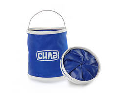 Ведро складное 11л синее (blue) СИЛА