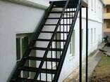 Изготовление и монтаж металлических лестниц.