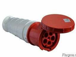 Вилка силовая переносная 225 3Р РЕ N 32А IP44. Цена указана