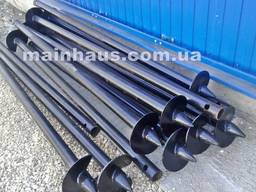 Винтовые сваи для укрепления береговой линии. 76*200*4000.