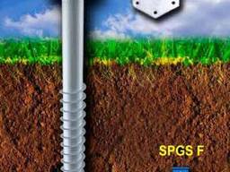 Винтовые сваи SPGS - F 102 x 2000 x 3,5