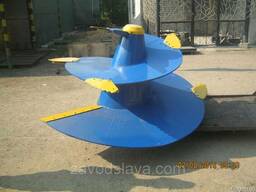 Винты (шнеки) кормосмесителей (турбошнеки) Витязь