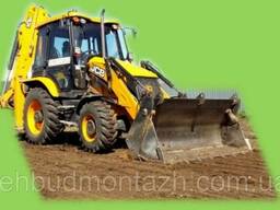 Вирівнювання ділянки, прибирання території, розчищення ділянки. Оренда Екскаватора