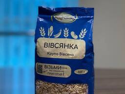 Вівсяна крупа плющена, вівсянка (гречана, ячмінна, кукурудзяна крупа)