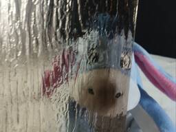 Декоративне візерункове скло Кара бронза в міжкімнатні двері можлива порізка на замовлення